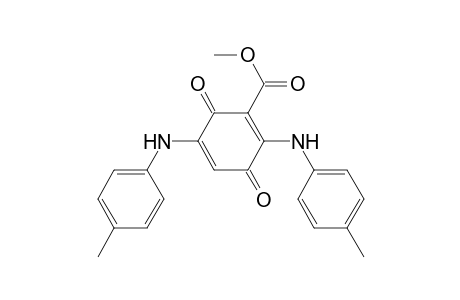 2,5-bis(4-methylanilino)-3,6-dioxo-1-cyclohexa-1,4-dienecarboxylic acid methyl ester