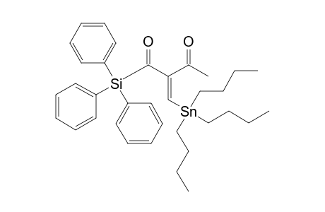 (E)-2-Acetyl-3-tributylstannylpropenoyltriphenylsilane
