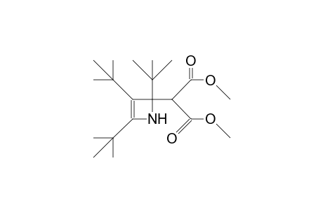 2,3,4-Tri-tert-butyl-4-bis(methoxycarbonyl)methyl.delta./2/-azetine