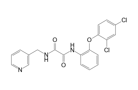 N-[o-(2,4-dichlorophenoxy)phenyl]-N'-[(3-pyridyl)methyl]oxamide