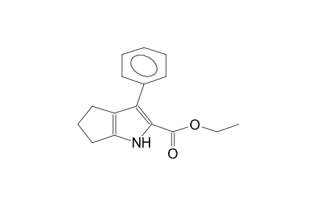 3-Phenyl-1,4,5,6-tetrahydro-cyclopenta(B)pyrrole-2-carboxylic acid, ethyl ester