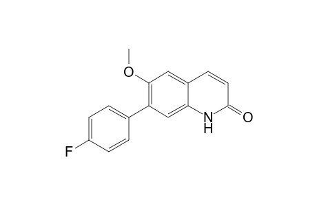 7-(4-Fluorophenyl)-6-methoxyquinolin-2(1H)-one