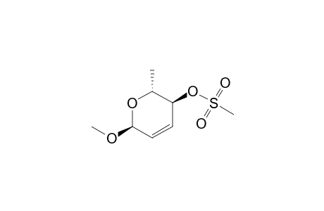 2H-Pyran-3-ol, 3,6-dihydro-6-methoxy-2-methyl-, methanesulfonate, (2.alpha.,3.beta.,6.beta.)-(.+-.)-