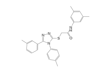 N-(3,5-dimethylphenyl)-2-{[5-(3-methylphenyl)-4-(4-methylphenyl)-4H-1,2,4-triazol-3-yl]sulfanyl}acetamide