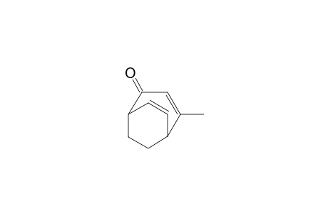 Bicyclo[3.2.2]nona-3,6-dien-2-one, 4-methyl-, (.+-.)-