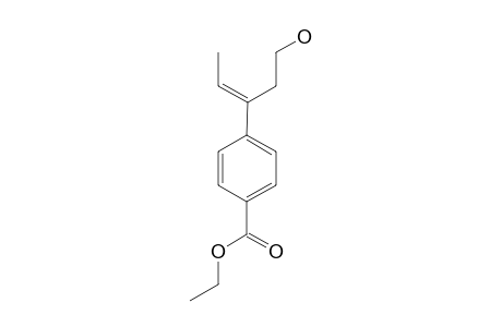 ETHYL-4-[1-(2-HYDROXYETHYL)-(E)-1-PROPENYL]-BENZOATE