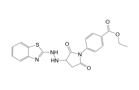 ethyl 4-{3-[2-(1,3-benzothiazol-2-yl)hydrazino]-2,5-dioxo-1-pyrrolidinyl}benzoate