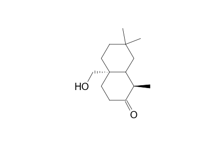 2(1H)-Naphthalenone, octahydro-4a-(hydroxymethyl)-1,7,7-trimethyl-, (4a.alpha.,8a.beta.)-(.+-.)-