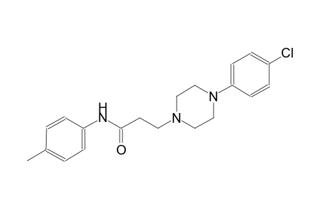 1-piperazinepropanamide, 4-(4-chlorophenyl)-N-(4-methylphenyl)-