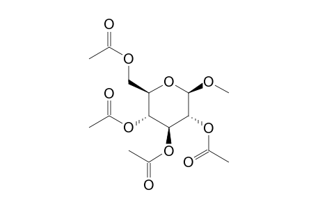 methyl beta-D-glucopyranoside, tetraacetate