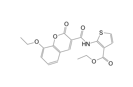 ethyl 2-{[(8-ethoxy-2-oxo-2H-chromen-3-yl)carbonyl]amino}-3-thiophenecarboxylate