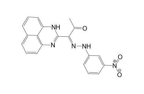 2-[N-(3-Nitrophenyl)-2-oxo-propanehydrazonoyl]-1H-perimidine