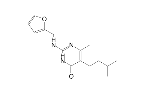 2-[(2-furylmethyl)amino]-5-isopentyl-6-methyl-4(3H)-pyrimidinone