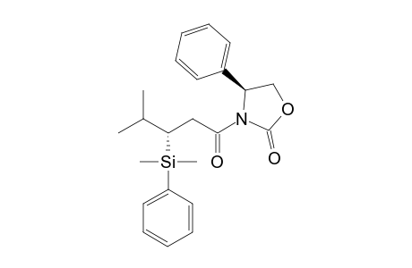(4S)-3-[(3S)-3-[dimethyl(phenyl)silyl]-4-methyl-1-oxopentyl]-4-phenyl-2-oxazolidinone