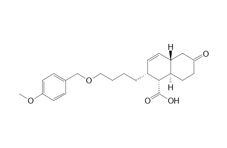 (1R,2R,4aS,8aR)-2-[4-(4-Methoxy-benzyloxy)-butyl]-6-oxo-1,2,4a,5,6,7,8,8a-octahydro-naphthalene-1-carboxylic acid