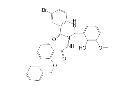 2-(benzyloxy)-N-(6-bromo-2-(2-hydroxy-3-methoxyphenyl)-4-oxo-1,4-dihydro-3(2H)-quinazolinyl)benzamide