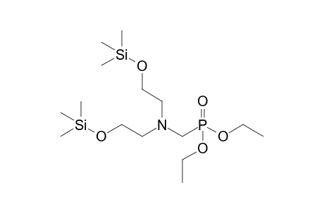 {[Bis-(2-trimethylsilanyloxy-ethyl)-amino]-methyl}-phosphonic acid diethyl ester