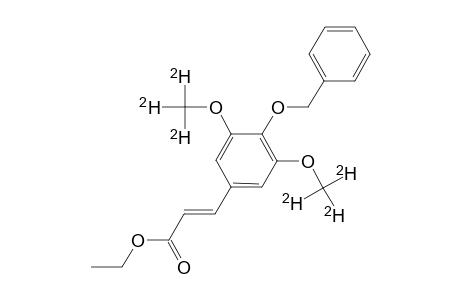ETHYL_4-BENZYLOXY-3,5-BIS-([(12)-C,(2)-H3]-METHOXY)-CINNAMATE