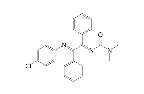 1-(Dimethylcarbamoyl)-2,3-diphenyl-4-(4'-chlorophenyl)-1,4-diaza-1,3-butadiene