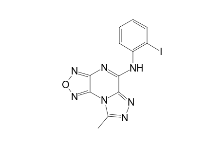 N-(2-Iodophenyl)-8-methyl[1,2,5]oxadiazolo[3,4-E][1,2,4]triazolo[4,3-a]pyrazin-5-amine