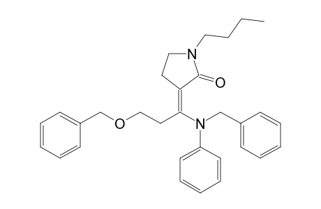 3-[1'-(N-Benzylanilino)-3'-(benzyloxypropyl)-methylene]-N-butylpyrrolidin-2-one