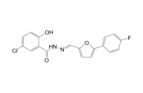 5-chloro-N'-{(E)-[5-(4-fluorophenyl)-2-furyl]methylidene}-2-hydroxybenzohydrazide