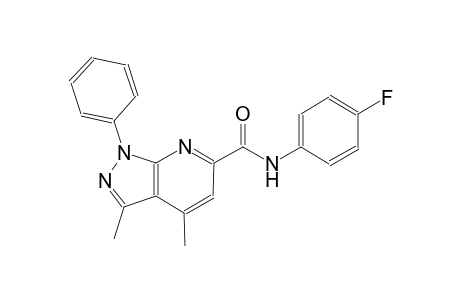 1H-pyrazolo[3,4-b]pyridine-6-carboxamide, N-(4-fluorophenyl)-3,4-dimethyl-1-phenyl-