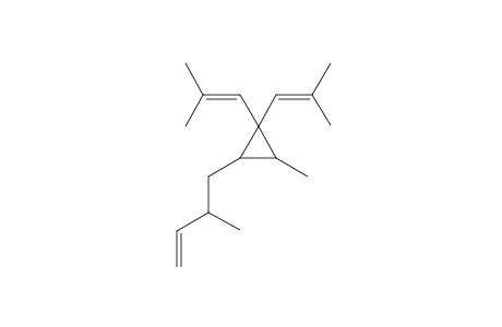 2-[3'"-(2"'-Methylbutenyl)]-3-methyl-1,1-bis[1'-2"-methylpropenyl)]cyclopropane