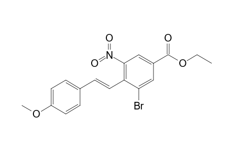 Ethyl 3-bromo-4-[(E)-2-(4-methoxyphenyl)ethenyl]-5-nitrobenzoate