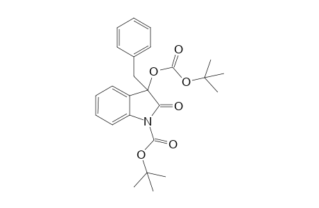 tert-Butyl 3-benzyl-3-((tert-butoxycarbonyl)oxy)-2-oxoindoline-1-carboxylate