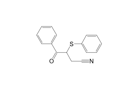 4-Oxo-4-phenyl-(3-phenylthio)butane nitrile