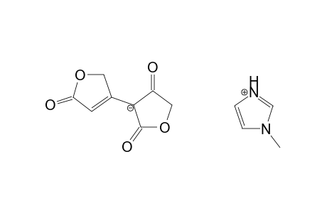 N-Methylimidazolium 3-(2,5-dihydro-5-oxofuran-3-yl)-4-hydroxyfuran-2(5H)-one salt