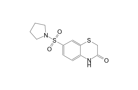 2H-1,4-benzothiazin-3(4H)-one, 7-(1-pyrrolidinylsulfonyl)-