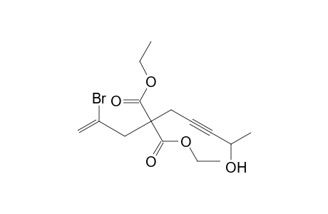 Diethyl 2-Bromo-8-hydroxynon-1-ene-6-yne-4,4-dicarboxylate
