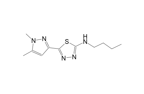 N-butyl-N-[5-(1,5-dimethyl-1H-pyrazol-3-yl)-1,3,4-thiadiazol-2-yl]amine