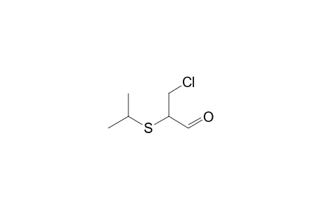 3-Chloro-2-(isopropylthio)propanal
