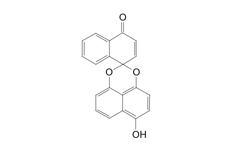 1-Oxo-1,4-dihydronaphthalene-4-spiro-{2'-naphtho[4''-hydroxy-1'',8''-de]-(1',3')-dioxin