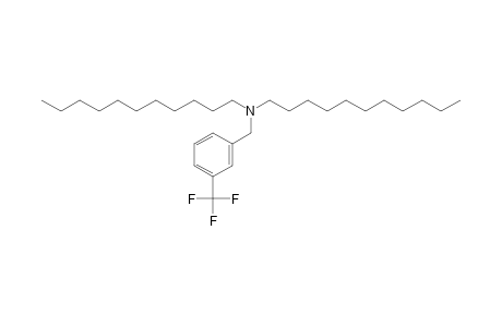 3-Trifluoromethylbenzylamine, N,N-diundecyl