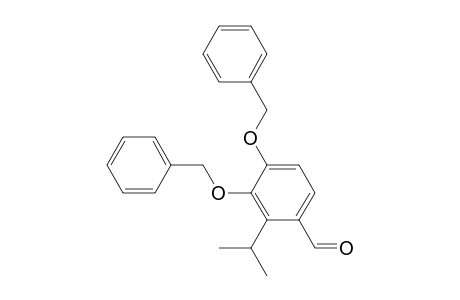 Benzaldehyde, 2-(1-methylethyl)-3,4-bis(phenylmethoxy)-