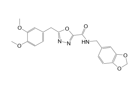 1,3,4-oxadiazole-2-carboxamide, N-(1,3-benzodioxol-5-ylmethyl)-5-[(3,4-dimethoxyphenyl)methyl]-