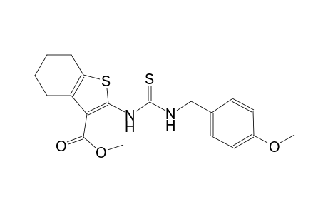 methyl 2-({[(4-methoxybenzyl)amino]carbothioyl}amino)-4,5,6,7-tetrahydro-1-benzothiophene-3-carboxylate