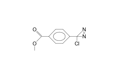 3-Chloro-3-(4-methoxycarbonyl-phenyl)-diazirine