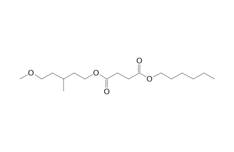 Succinic acid, hexyl 5-methoxy-3-methylphenyl ester