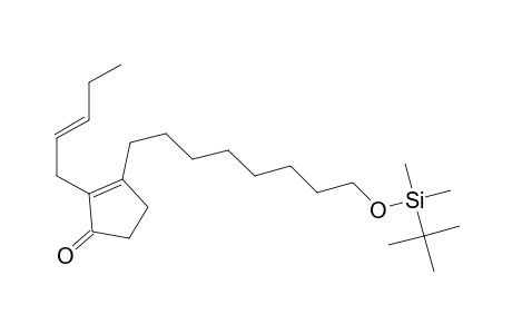 2-Cyclopenten-1-one, 3-[8-[[(1,1-dimethylethyl)dimethylsilyl]oxy]oct yl]-2-(2-pentenyl)-, (Z)-