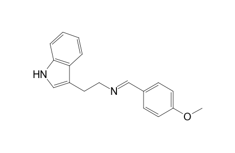 3-{2-[(p-methoxybenzylidene)amino]ethyl}indole