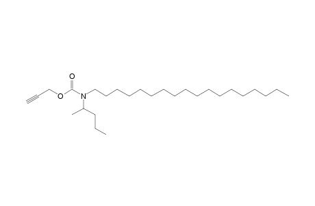 Carbonic acid, monoamide, N-(2-pentyl)-N-octadecyl-, propargyl ester