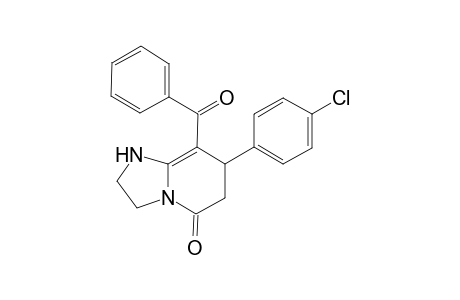 1-Oxo-3-(p-chlorophenyl)-4-benzoyl-6,9-diazabicyclo[4.3.0]non-4-ene
