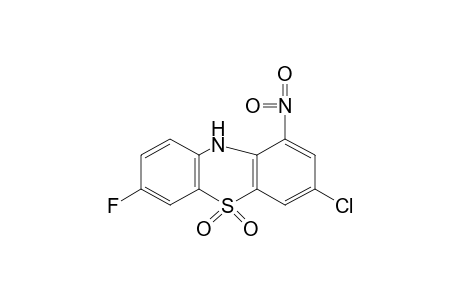 3-CHLORO-7-FLUORO-1-NITROPHENOTHIAZINE, 5,5-DIOXIDE