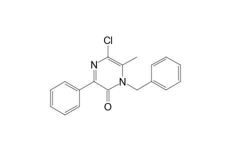 1-Benzyl-5-chloro-6-methyl-3-phenyl-2(1H)-pyrazinone