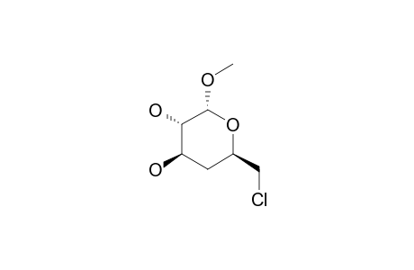 Methyl-6-chloro-4,6-dideoxy.alpha.-D-xylohexopyranoside